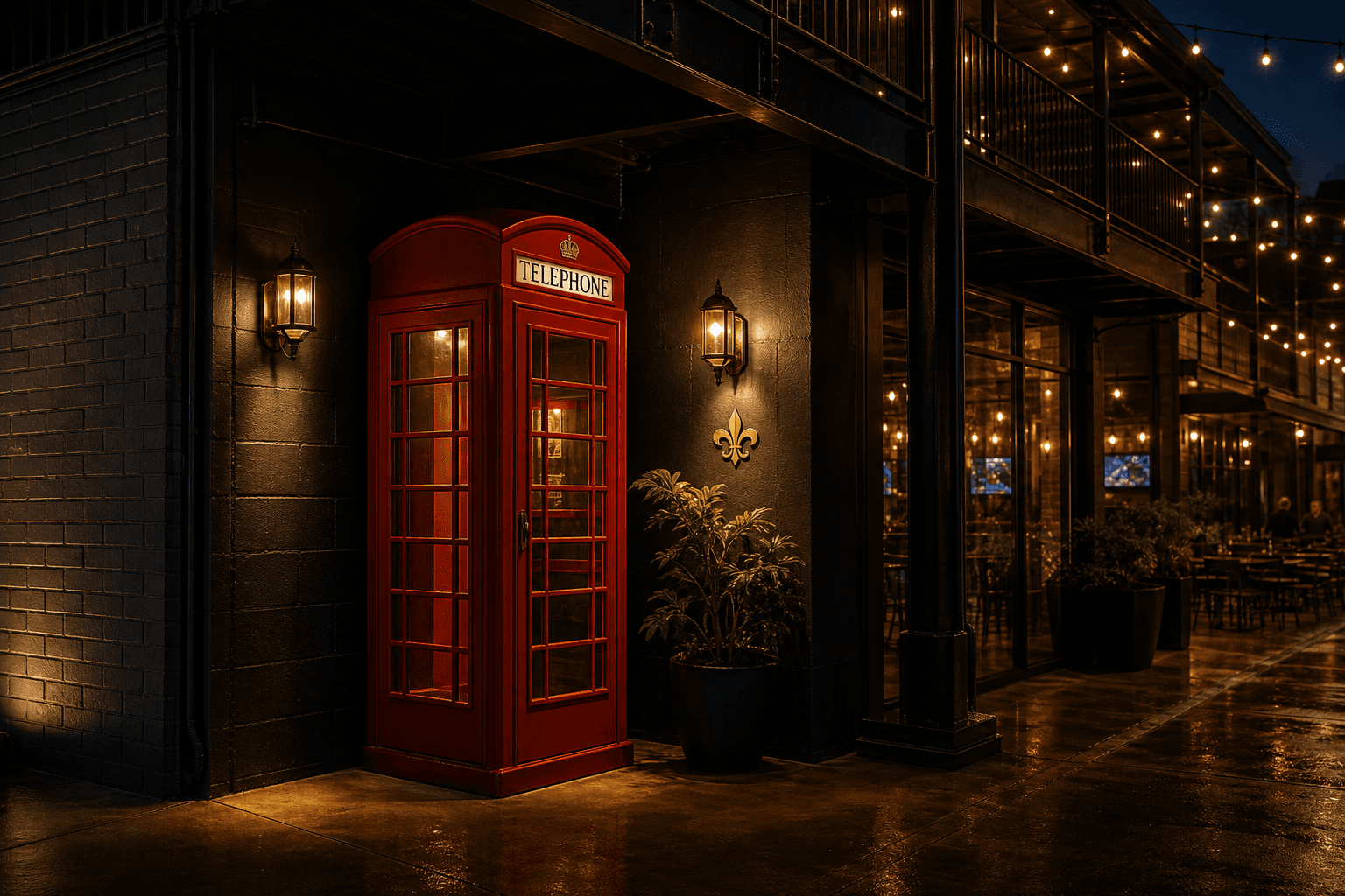 Speakeasy booth entry