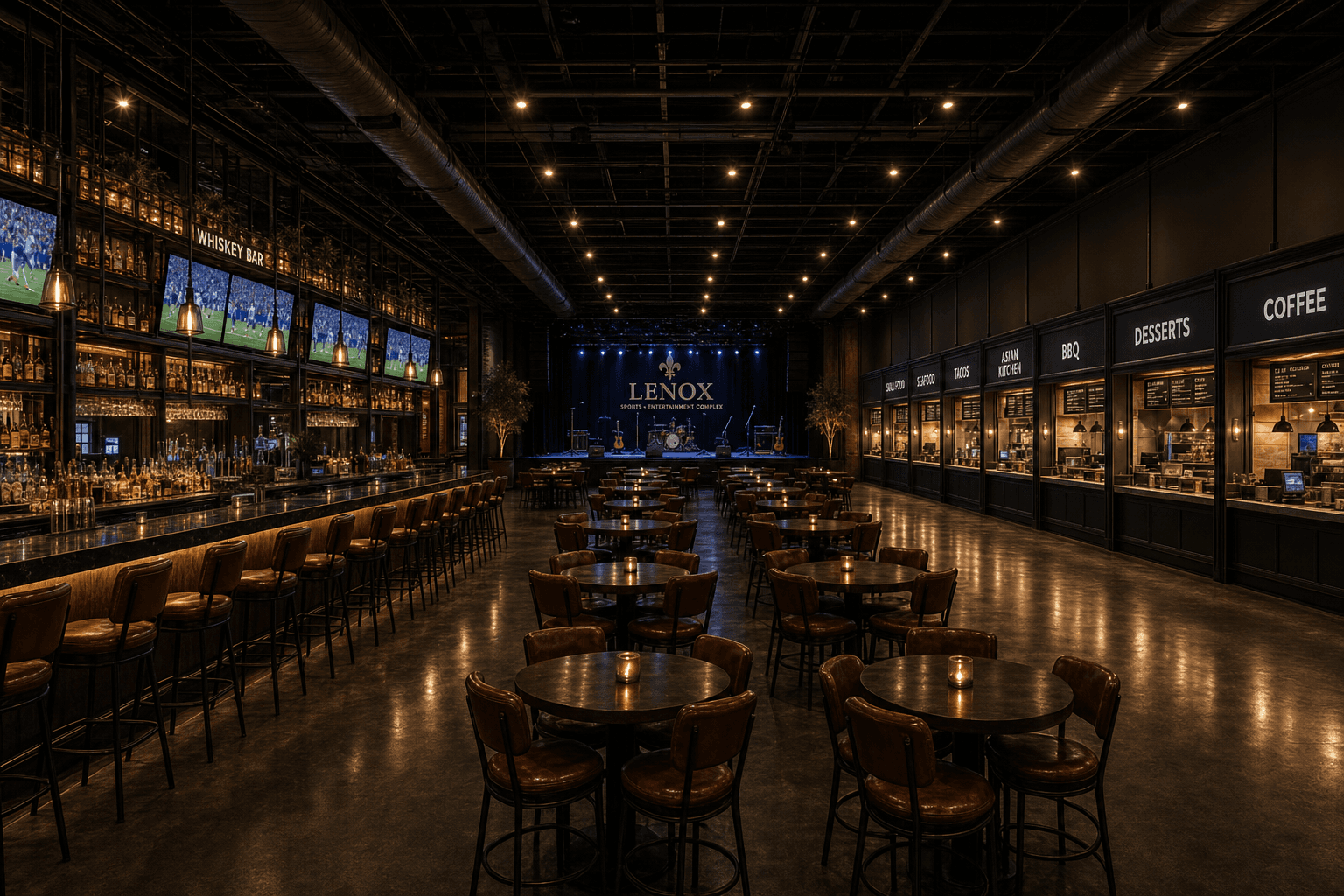Main room toward stage