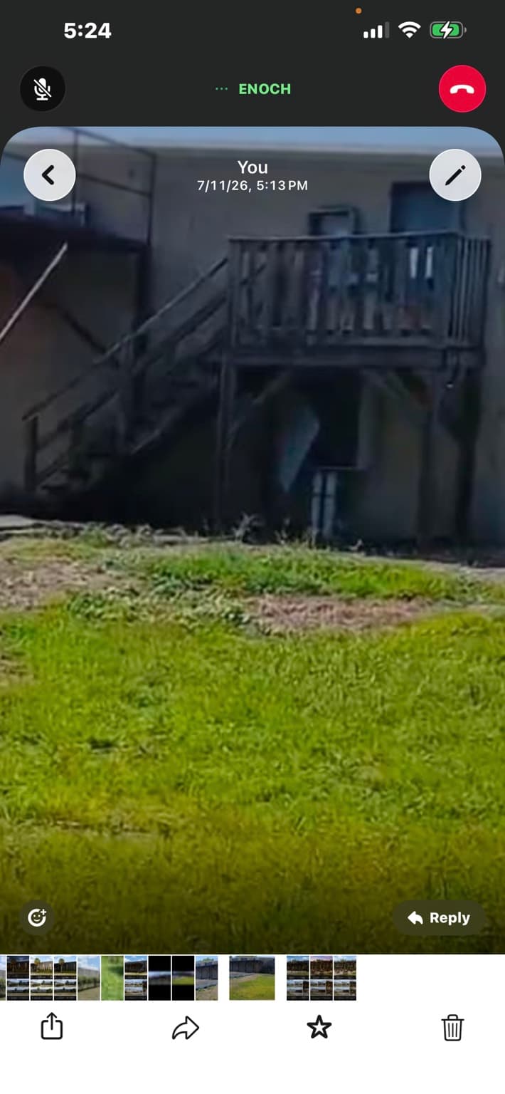 Rear stair and platform detail